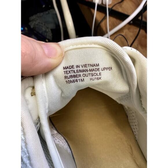 Michael Kors Women Sneakers Amandas Size 10 Off White - Picture 3 of 4